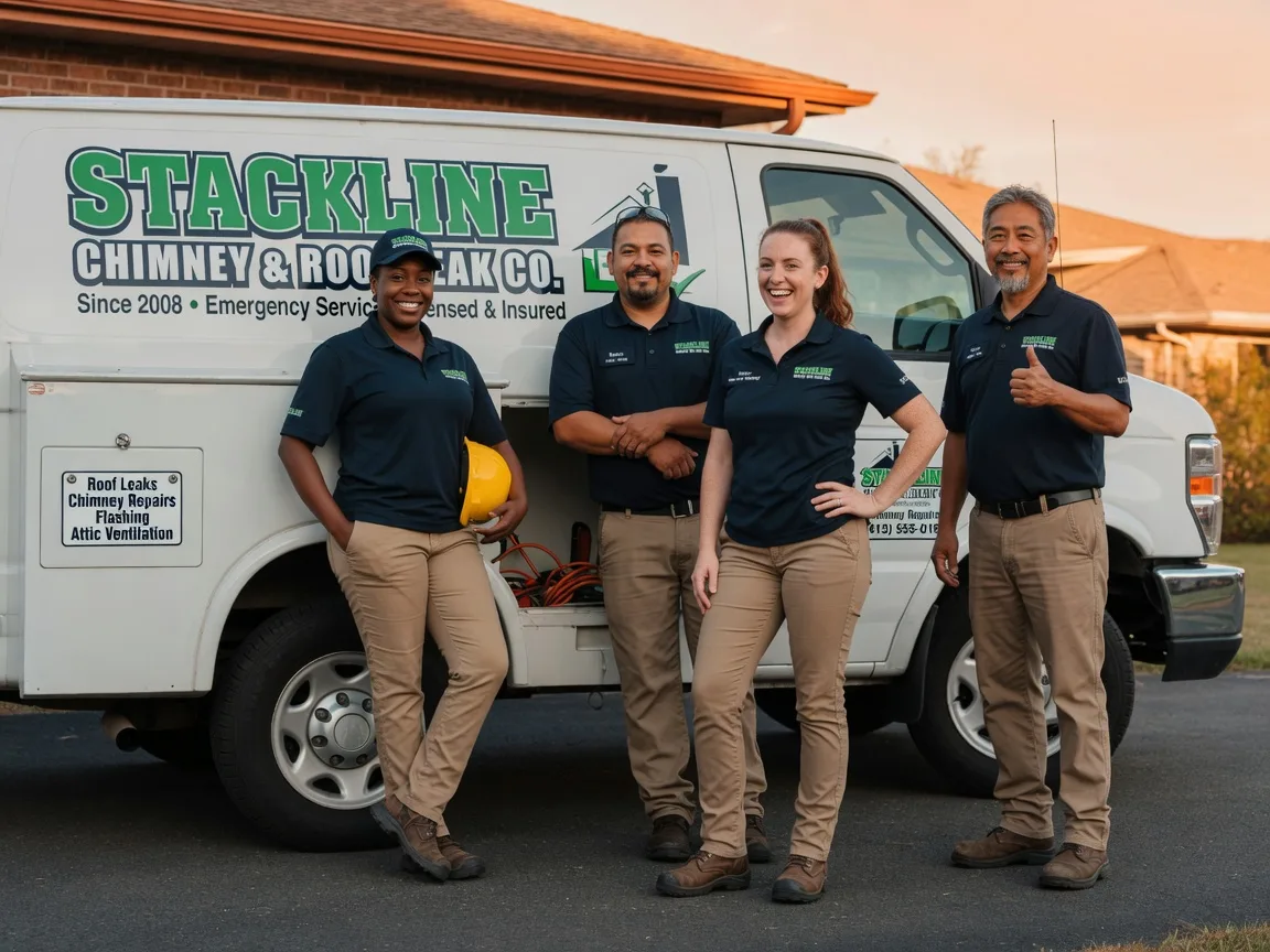 Chimney flashing repair company in Ford, WA